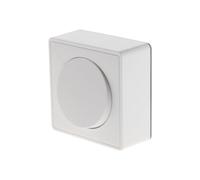 Zenitech - Conmutador sencillo completo 10A blanco de superficie - Gama Vulco