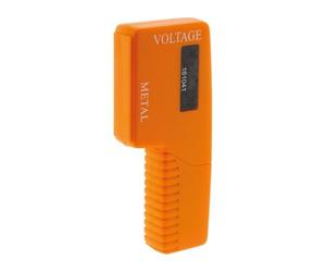 Zenitech - Detector de Corriente y Metal - Modelo Naranja - Señal Sonora/Luminosa, Seguridad al Perforar Paredes, Funciona con Pila 9V - para Bricolaje/Construcción - Longitud 15cm - Naranja