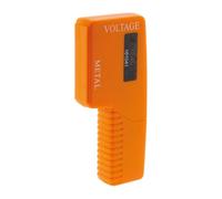 Zenitech - Detector De Metal Y De Corriente Con Señal Sonora Y Lumínica - Seguridad Para Perforar Las Paredes - Funciona Con Pilas 9V No Incluidas - Naranja - 15cm