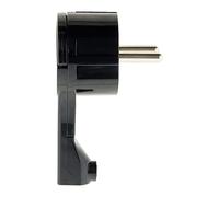 Zenitech - Enchufe macho extraplano 16A negro