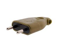 Zenitech - Enchufe lateral macho 2P 6A - Oro