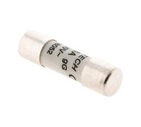 Zenitech - Fusibles De Cerámica 10,3x38 - Potencia Máxima 16A - Certificado NF - Lote De 3 - Material Duradero Para Uso A Largo Plazo - Sin Indicador - Blanco