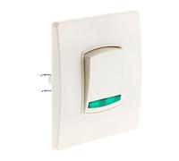 Zenitech - Terminal coche Comes and Comes indicador tornillo + garras Blanco - Diwone