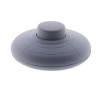 Zenitech - Interruptor de Pie para Luminaria - Instalación Fácil, Diseño Discreto, Materiales de Calidad, Uso Duradero - Compatibilidad Universal - Gris