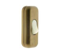 Zenitech - Interruptor Unipolar 2A - Termoplástico - Compatibilidad con Instalaciones Eléctricas Estándar, Diseño Elegante, Facilidad de Instalación - Potencia Máxima 2A - Marrón