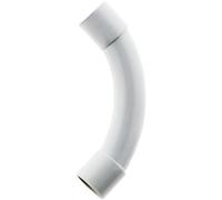 Zenitech - Juego de 2 Curvas para Tubería IRL Ø20mm - PVC Rígido - Uso Interior y Exterior - Instalación Fácil en Espacios Reducidos - Compatible con Cables Varios - Gris