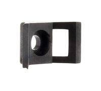 Zenitech - Juego de 20 Bases Atornillables - Fijación Sólida para Tubos - Compatible con Diferentes Diámetros - Instalación Rápida y Eficaz - Negro - 5cm