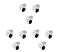 Zenitech - Juego de 3 Escuadras IRL Ø20mm - Fijación Sólida para Cables y Mangueras - PVC Rígido Resistente a Tensiones Mecánicas - Instalación Rápida - Gris (Paquete de 3)