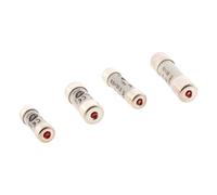 Zenitech - Juego de 6 Fusibles de Cerámica con Indicador - 1x 10A, 3x 16A, 1x 20A, 1x 32A - Certificado NF para Seguridad Óptima - Ideal para Hogar y Oficina - Blanco
