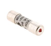 Zenitech - Kit De Fusibles Cerámicos 32A Con Luz Indicadora - Dimensiones 10,3 x 38 mm - Cumple Con Normas NF - Blanco - Paquete De 5