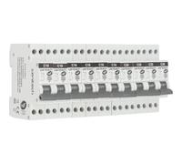 Zenitech - Lote de 10 disyuntores de 2 x 10 A, 4 x 16 A, 4 x 20 A