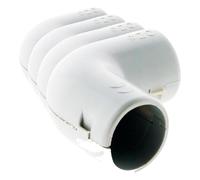 Zenitech - Lote de 10 Escuadras IRL Ø20mm - PVC Duradero - Para Conductos Rígidos, Instalación de Tubos Eléctricos Interiores - Fijación Fiable - Bricolaje y Profesionales - Gris (Paquete de 4)