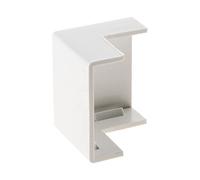 Zenitech - Lote de 2 esquinas exteriores (20 x 10 mm), color blanco