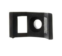 Zenitech - Lote de 20 Bases Atornillables - Negro - Fijación Sólida de Tubos con Abrazadera - Compatibilidad con Varios Diámetros - Instalación Rápida - Dimensiones 5 cm - Cantidades Flexibles