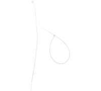 Zenitech - Lote de 20 Bridas de Cable 3,6 x 300mm - Transparente - Ideal para Atar y Organizar Cables Eléctricos - Resistente y Duradera - Para Uso Interior y Exterior - Práctica y Versátil