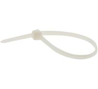 Zenitech - Pack de 20 Bridas de Cable 2,5mm x 98mm - Sujetadores Prácticos para Atar o Ajustar Cables Eléctricos - Resistente y Duradero - Transparente - 98mm