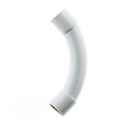 Zenitech - Lote de 5 Curvas para Tubo IRL Ø20mm - Curvas de Derivación en PVC Rígido para Organización de Cableado - Adaptables a Diferentes Tamaños de Cables - Gris