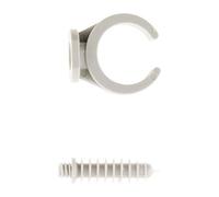 Zenitech 50 abrazederas Ø20mm con tacos Gris