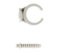 Zenitech 50 abrazederas Ø20mm con tacos Gris