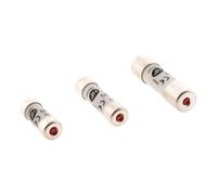 Zenitech - Lote de 8 Fusibles de Cerámica - Con Indicador - 2x10A, 5x20A, 1x32A - Certificados NF, Resistentes a Condiciones Exigentes - Aplicaciones Eléctricas Diversas - Blanco