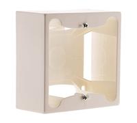 Zenitech - Marco de superficie 80 x 80 x 40 distancia entre ejes 60 mm blanco
