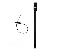 Zenitech - Pack de 100 Bridas de Cableado 9x180mm - Plástico Duradero - Compatibilidad con Cables, Tubos, Tuberías IRL, Resistencia Mecánica, Instalación Rápida - Proyectos Eléctricos - Negro