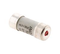 Zenitech - Pack de 3 Fusibles Cerámicos - 10,3 x 25,8 mm - 16A - Certificación NF - Alta Resistencia Térmica - Sin Indicador - Seguridad para Instalaciones Eléctricas - Formato Optimizado - Blanco