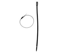 Zenitech - Paquete de 50 Abrazaderas de Cable de Plástico Resistente - Perfectas para Fijar Cables, Manguitos y Tubos IRL - Diseño Ergonómico para Instalación Fácil - Negro - 260mm