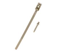 Zenitech - Paquete de 100 Abrazaderas con Base y Tornillos - Diámetro 16-32mm - Ideal para Cableado e Instalación Fácil - Resistente a Intemperies - Blanco - Longitud 16-32mm