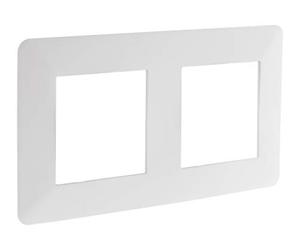 Zenitech - Placa de Acabado Doble Blanca - Artezo - Diseño Sencillo y Elegante - Compatible con Gama Artezo - Instalación Fácil - Superficie Lisa y Duradera - Ideal para Interiores Modernos