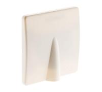 Zenitech - Placa de Salida de Cable 16A con Tornillos y Garras - Lista para Instalar - Compatible con Cajas de Empotrar Estándar - Fijación Discreta - Blanco