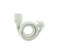 Zenitech - Prolongador doméstico 16A HO5VV-F 3G1 Blanco 1,90m