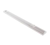 Zenitech - Regleta LED Con Sensor Infrarrojo 2.5W 90 Lúmenes - Batería Extraíble Recargable por USB - Instalación Fácil para Cocina, Baño o Vestidor - Blanco - 30 cm