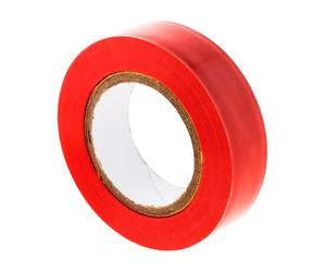 Zenitech - Rodillo Adhesivo Aislante PVC 0,15mm - Ideal para Trabajos Eléctricos - Ancho 15mm - Longitud 10m - Identificación Fácil - Rojo - 10m