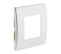 Zenitech - Venus Placa de Acabado - Metal Anodizado - Compatible con Mecanismos Venus, Clipado Fácil, Sin Tornillos Visibles - Diseño Elegante - Dimensiones 100mm - Metal Anodizado