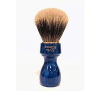 Zenith Barber - Brocha de afeitar con pelo de tejón 100% auténtico, fabricado en Italia
