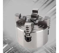 Zenithaur 4 Jaw Lathe Chuck para torno de metal Cuck 3 pulgadas K72-80 Tornio reversible Chuck con mayor duración de la máquina de giro de durabilidad