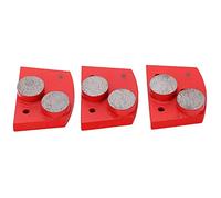 ZenithAur Almohadillas de pulido de diamante trapezoidal de grano 30# grueso con dientes de 2 segmentos para máquinas amoladoras de piso utilizadas para preparación de superficies