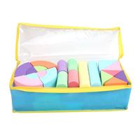 ZenithAur Bloques apilables educativos sirven como Bloques de Juego versátiles para Interiores y Exteriores, Este Conjunto de Formas de Espuma Suave y Multicolor Ayuda a