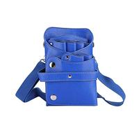 ZenithAur Bolsa de Herramientas de peluquería con cinturón Ajustable para Llevar en la Cintura o el Hombro, una Bolsa de Almacenamiento de Herramientas de Estilista de Gran (Azul)