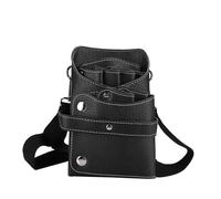 ZenithAur Bolsa de Herramientas de peluquería con cinturón Ajustable para Llevar en la Cintura o el Hombro, una Bolsa de Almacenamiento de Herramientas de Estilista de Gran (Negra)