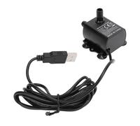 ZenithAur Bomba de agua sumergible pequeña y silenciosa con control de flujo e indicador LED para acuarios y fuentes, bomba de agua USB de bajo ruido con diseño sumergible IP68