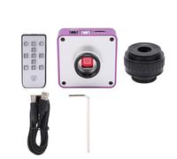 ZenithAur-cámara de microscopio Digital Industrial 2K, 51MP, Lente adaptadora de Montura C de 0,35X para microscopio estéreo Trinocular