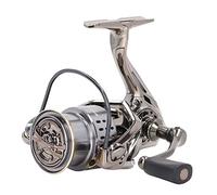 ZenithAur Carrete de Pesca Giratorio Ligero con 13+1 rodamientos para Pesca en el mar y Pesca de Carpas Que Proporciona un Funcionamiento Suave y Lanzamiento Largo con un Cuerpo (3000S)