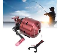 ZenithAur Carrete de Pesca Ligero de Cara Cerrada con metodo automático de disposición de líneas para Pesca al Aire, asegurando un Lanzamiento y recuperación Suaves, diseño de (Purple)