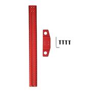 ZenithAur Escuadra tipo T, aleación de aluminio 6061 con precisión de 1 mm, herramienta de calibre de marcado de ángulo recto para madera y vidrio (400mm)
