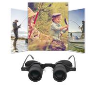 ZenithAur Gafas de Pesca con Lentes polarizadas, binoculares Profesionales Manos Libres con Zoom 10X, Calidad óptica HD para Actividades al Aire Libre y visitas turísticas