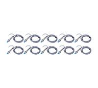 ZenithAur Interruptor de sensor de proximidad inductivo, paquete de 10, rosca M8 con detección de 2 mm, 95-250 VAC, LJ8A3-2-J y EZ, 2 cables normalmente abiertos para control de
