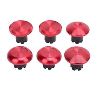 ZenithAur Kit de reemplazo de Tapas para Joystick con aleación de Aluminio, 6 empuñaduras de Metal para Joystick con 3 Alturas de cúpula para un Control Mejorado, para