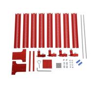 ZenithAur Kit de riel guía de sierra, metodo de guía paralela de aleación de aluminio de 1200 mm con escala transparente, juego de rieles de sierra universal para proyectos de